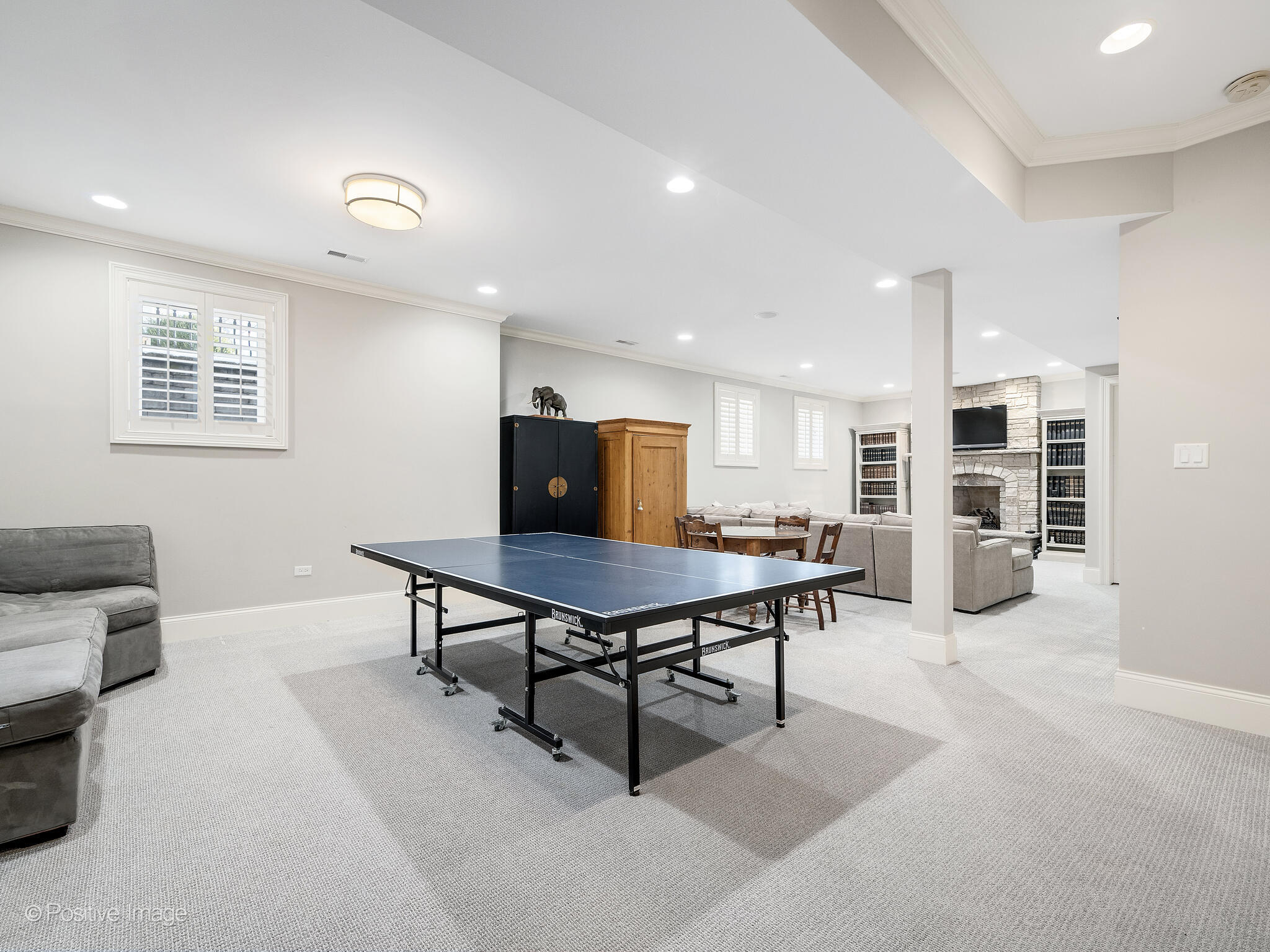 17 South Bruner Street Hinsdale, IL 60521 - Photo 31 of 42 a living room with furniture pool table and a table