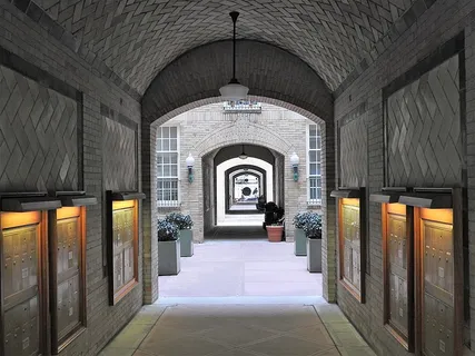 a view of a wooden door of a house