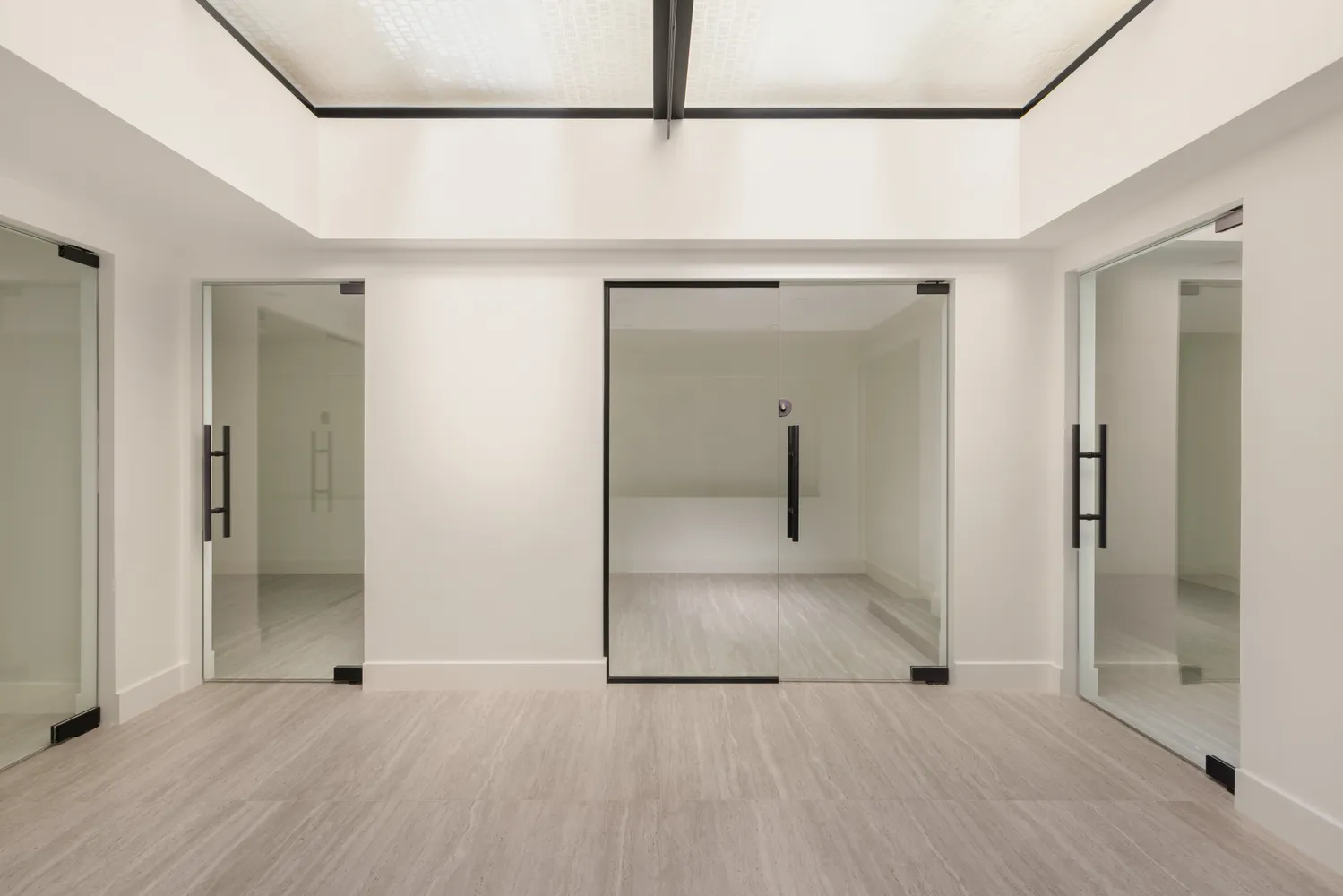 a front view of a building