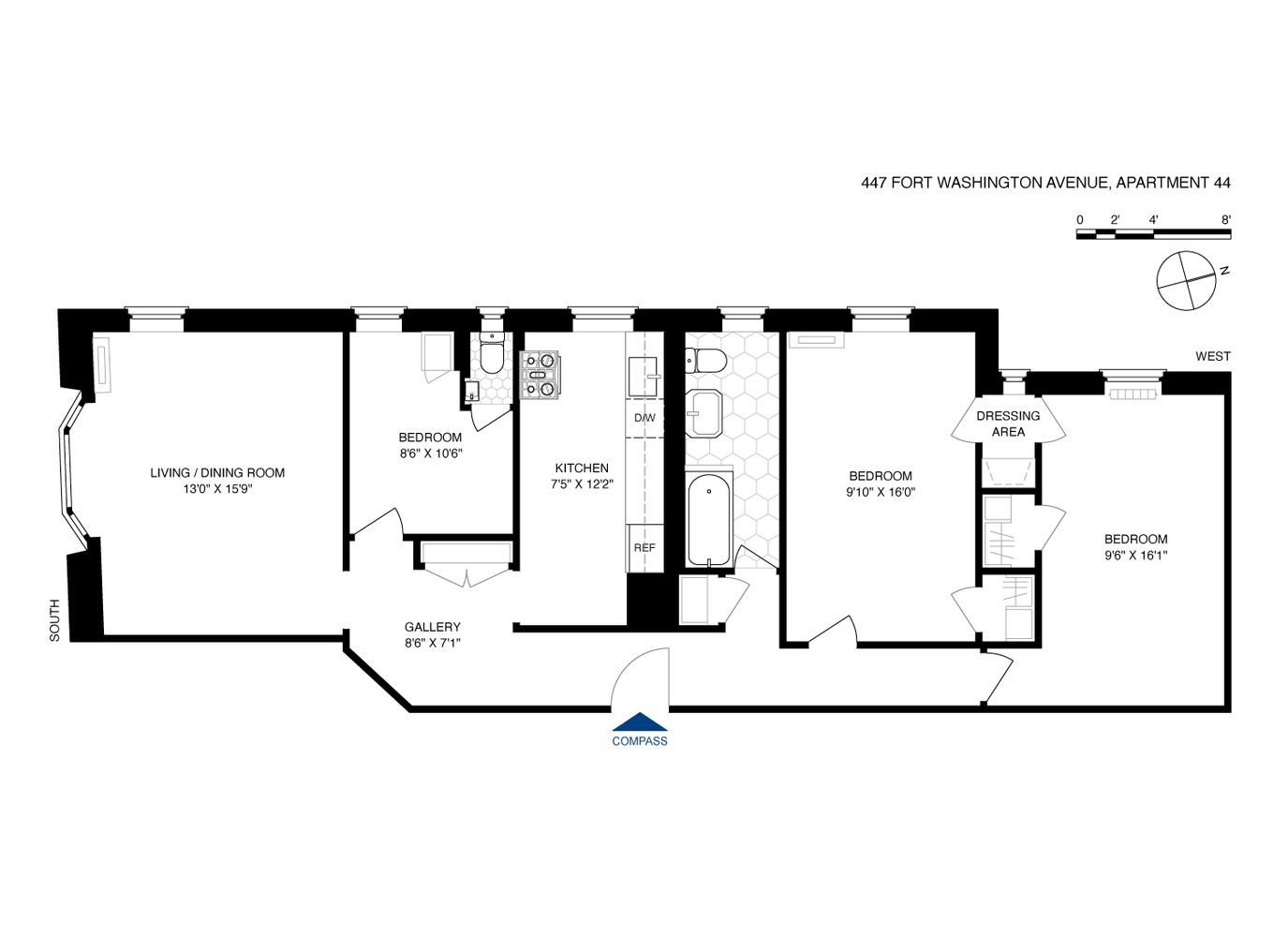 $815,000 | 447 Fort Washington Avenue, Unit 44 | Hudson Heights