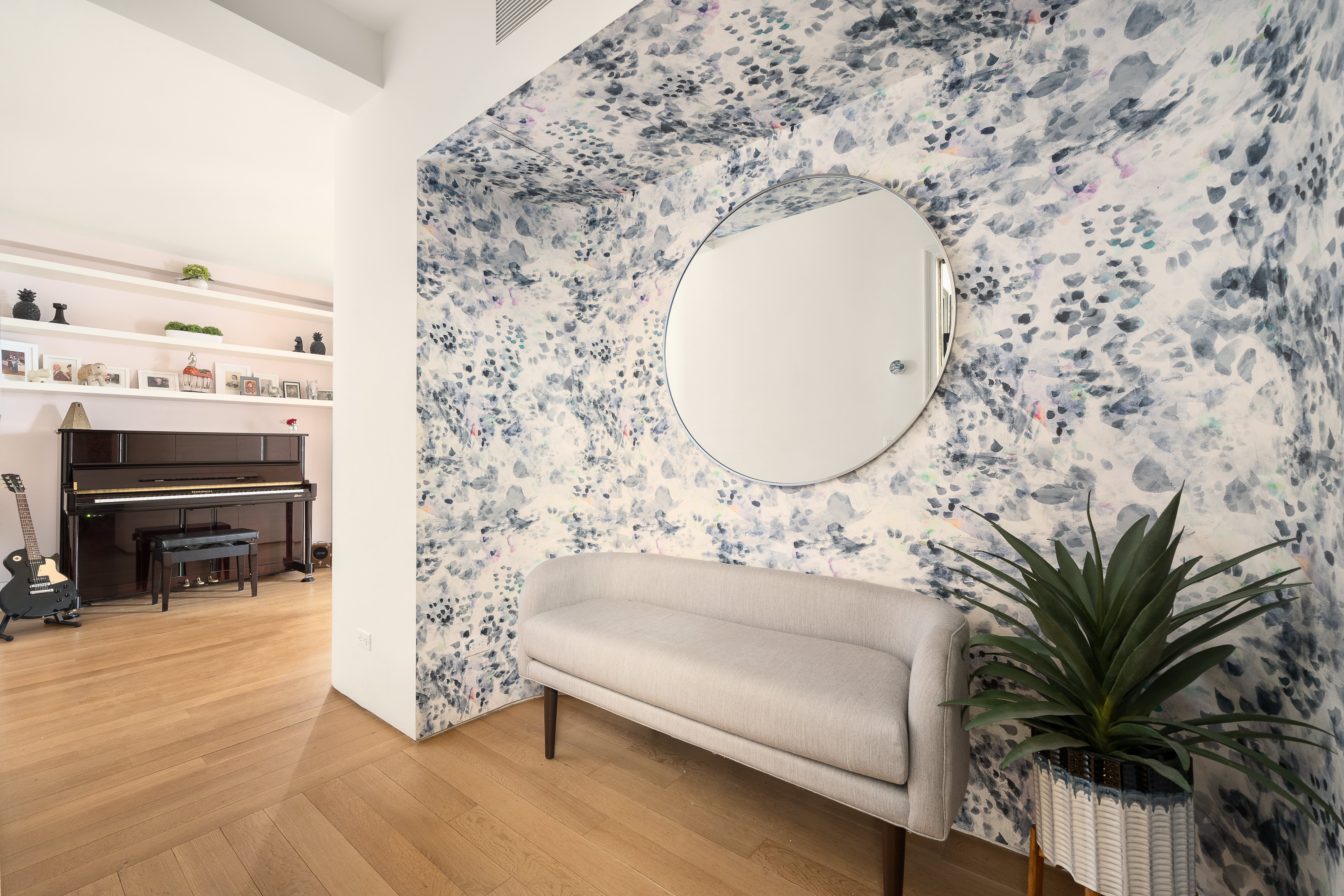 160 Henry Street, Unit 3C Brooklyn, NY 11201 - Photo 12 of 18 a living room with a couch and a fireplace