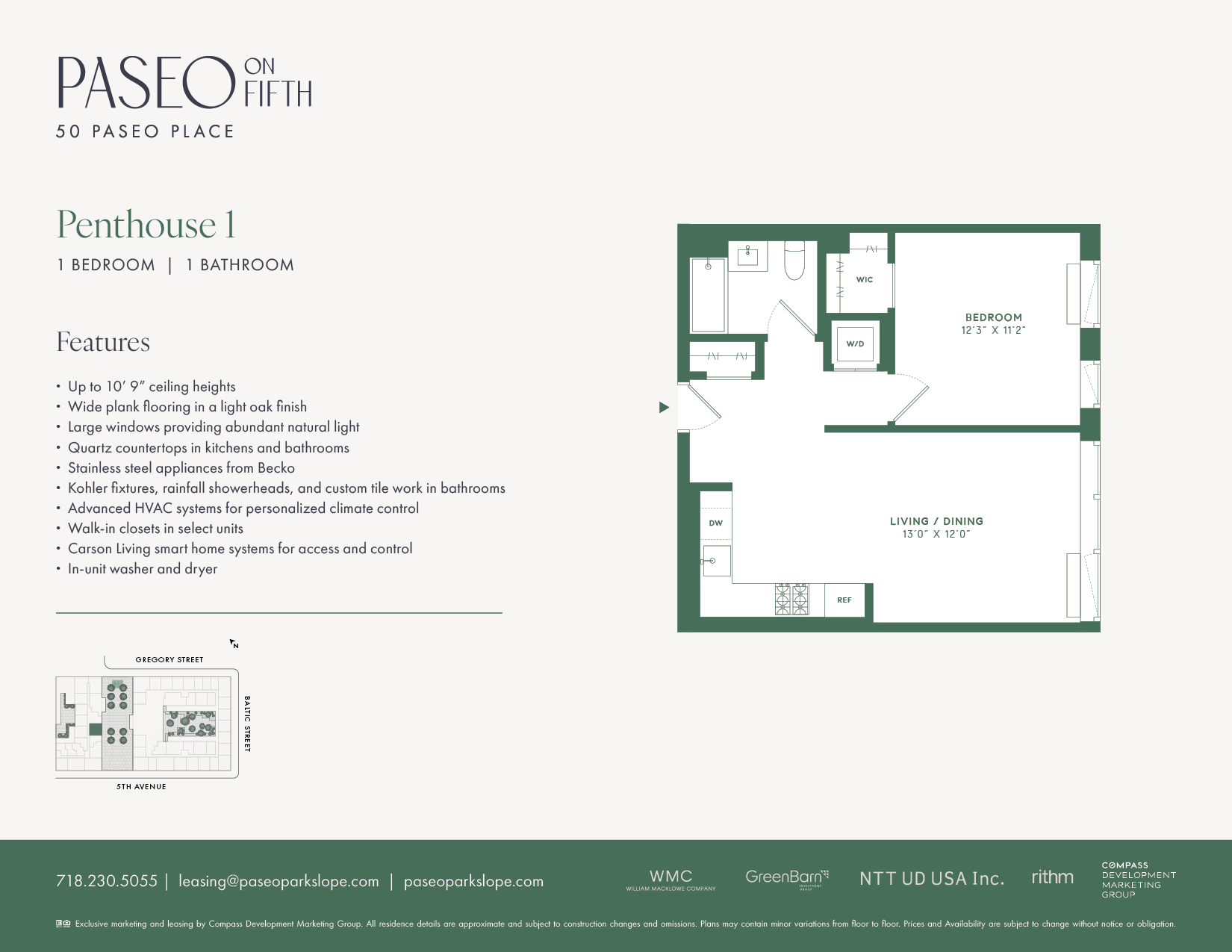 50 Paseo Place, Unit PH1 Brooklyn, NY 11217 - Photo 7 of 7 a picture of a floor plan