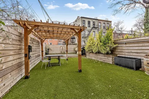 a front view of a building