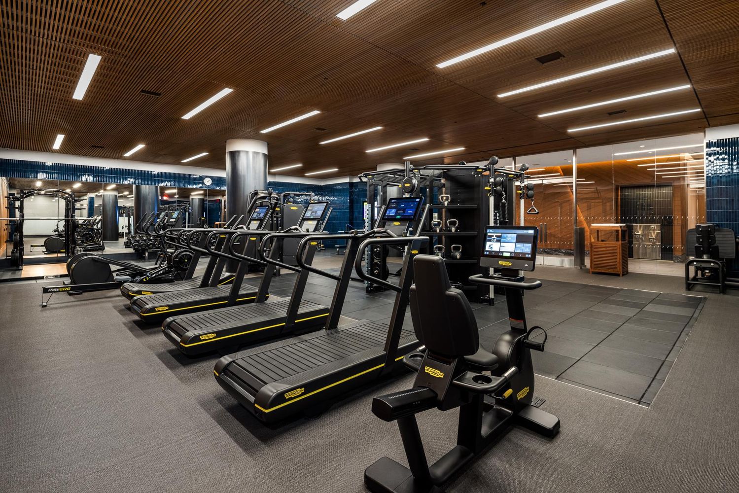 50 West 66th Street, Unit 17A Manhattan, NY 10023 - Photo 35 of 49 a view of a room with gym equipment