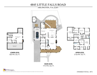 $2,100,000 | 4845 Little Falls Road, Arlington, VA 22207