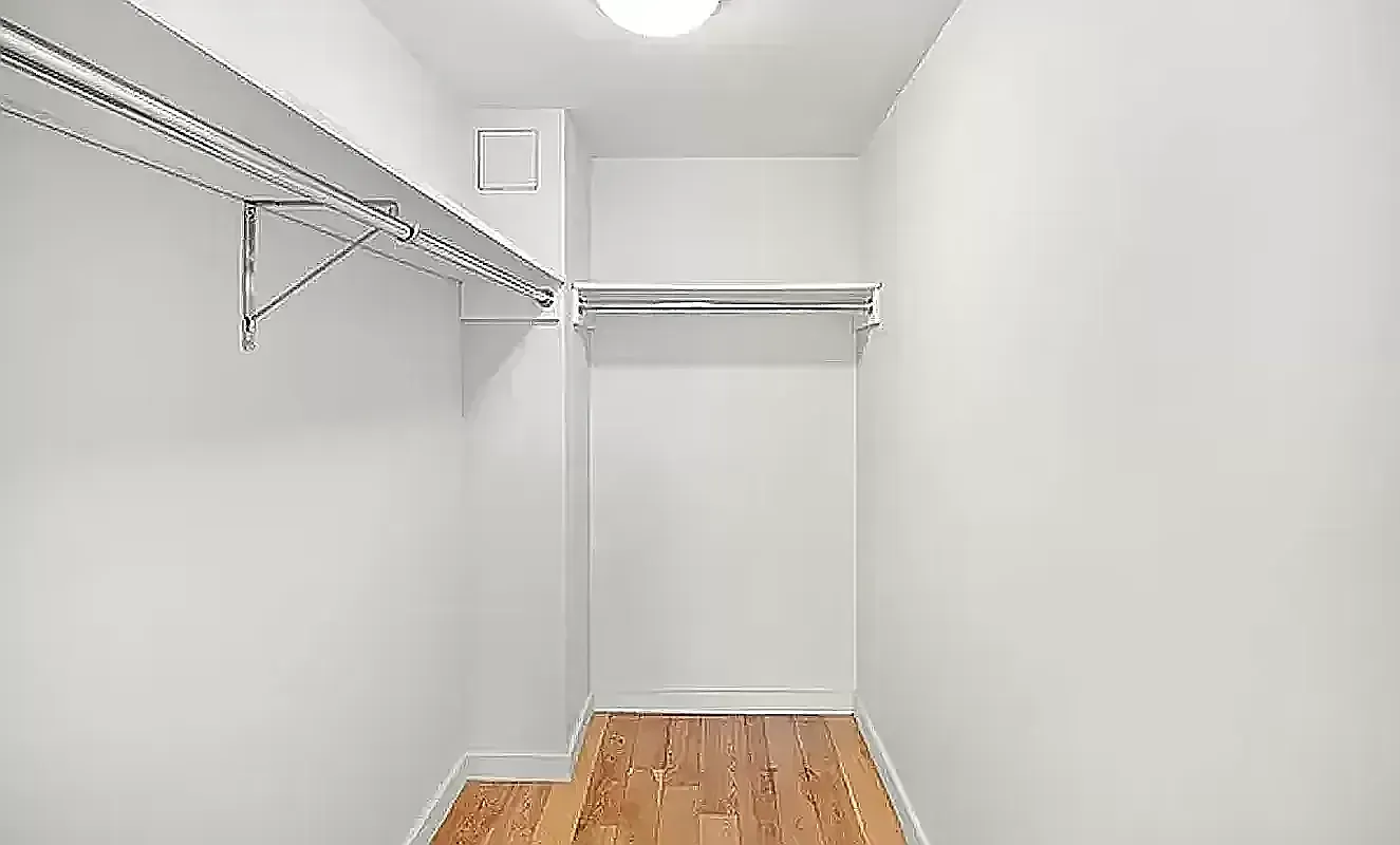 46-09 11th Street, Unit 6D Queens, NY 11101 - Photo 4 of 14 a view of walk in closet with empty racks