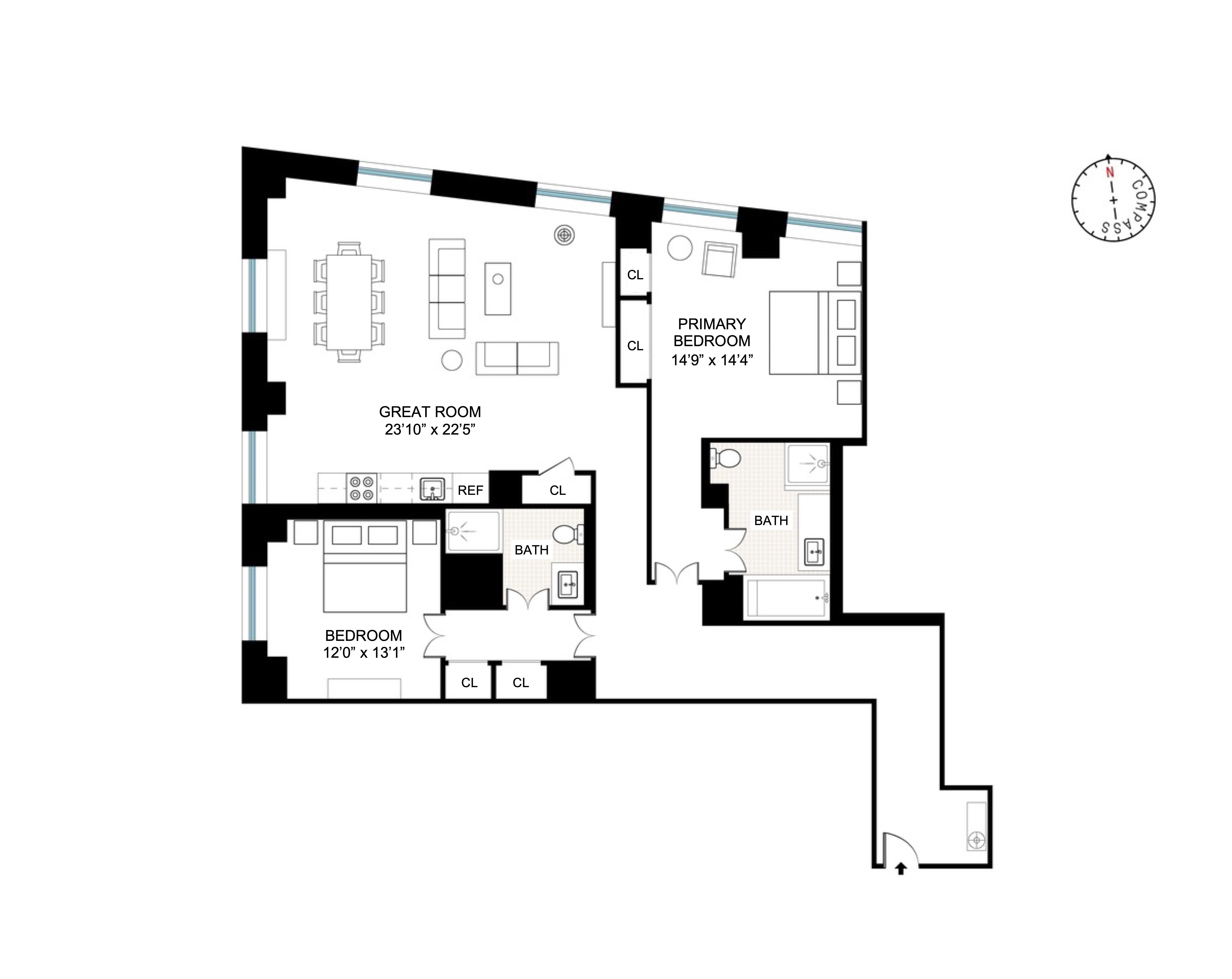 20 Pine Street, Unit 1713 Manhattan, NY 10005 - Photo 11 of 11