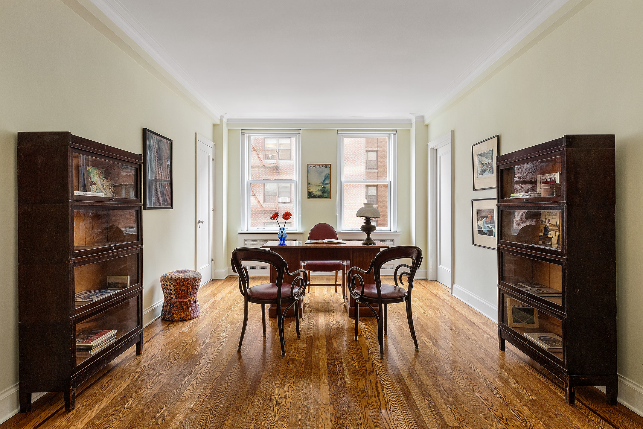 35 Prospect Park West, Unit 3B Brooklyn, NY 11215 - Photo 8 of 16 a view of a dining room with furniture window and wooden floor