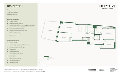 $12,095 | 55 Broad Street, Unit 1201 | Financial District