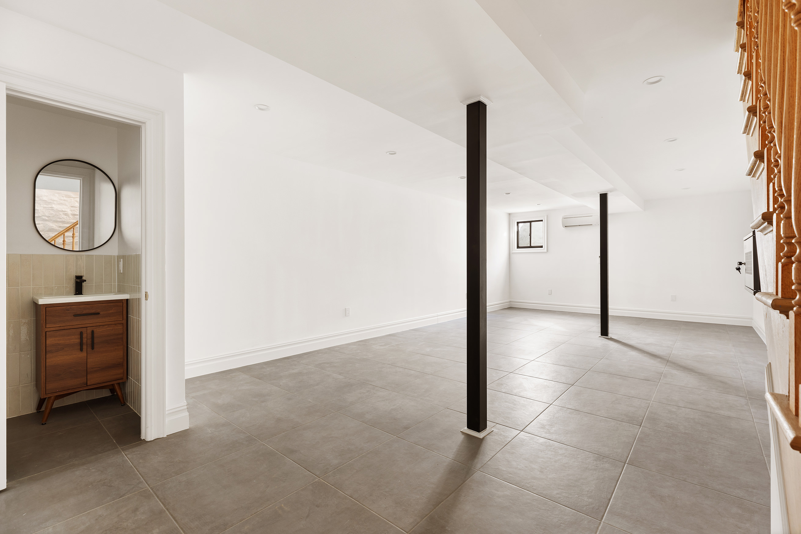 716 Decatur Street Brooklyn, NY 11233 - Photo 13 of 17 a view of hallway with washer and dryer