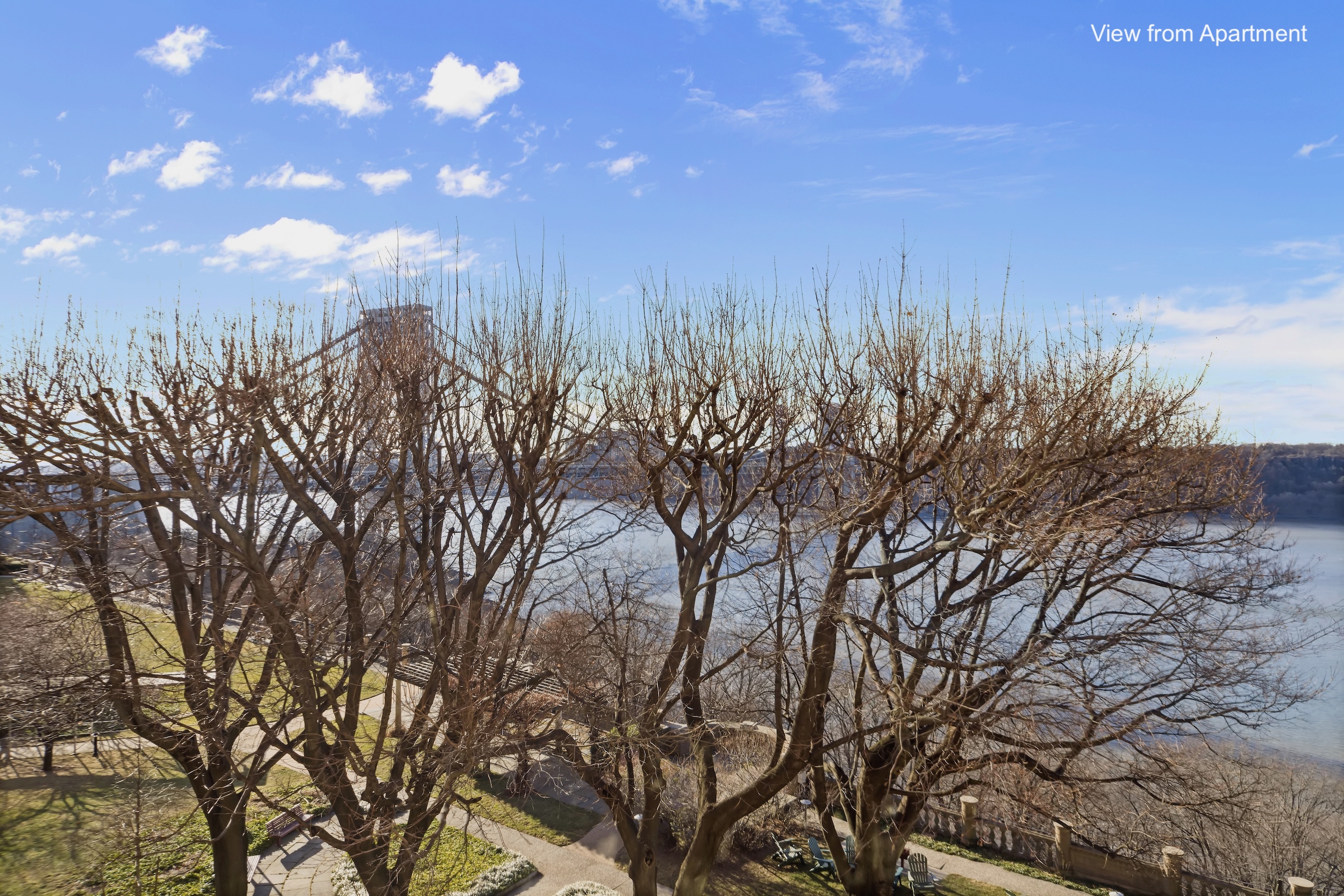 160 Cabrini Boulevard, Unit 22 Manhattan, NY 10033 - Photo 2 of 23 a view of a city with lots of trees