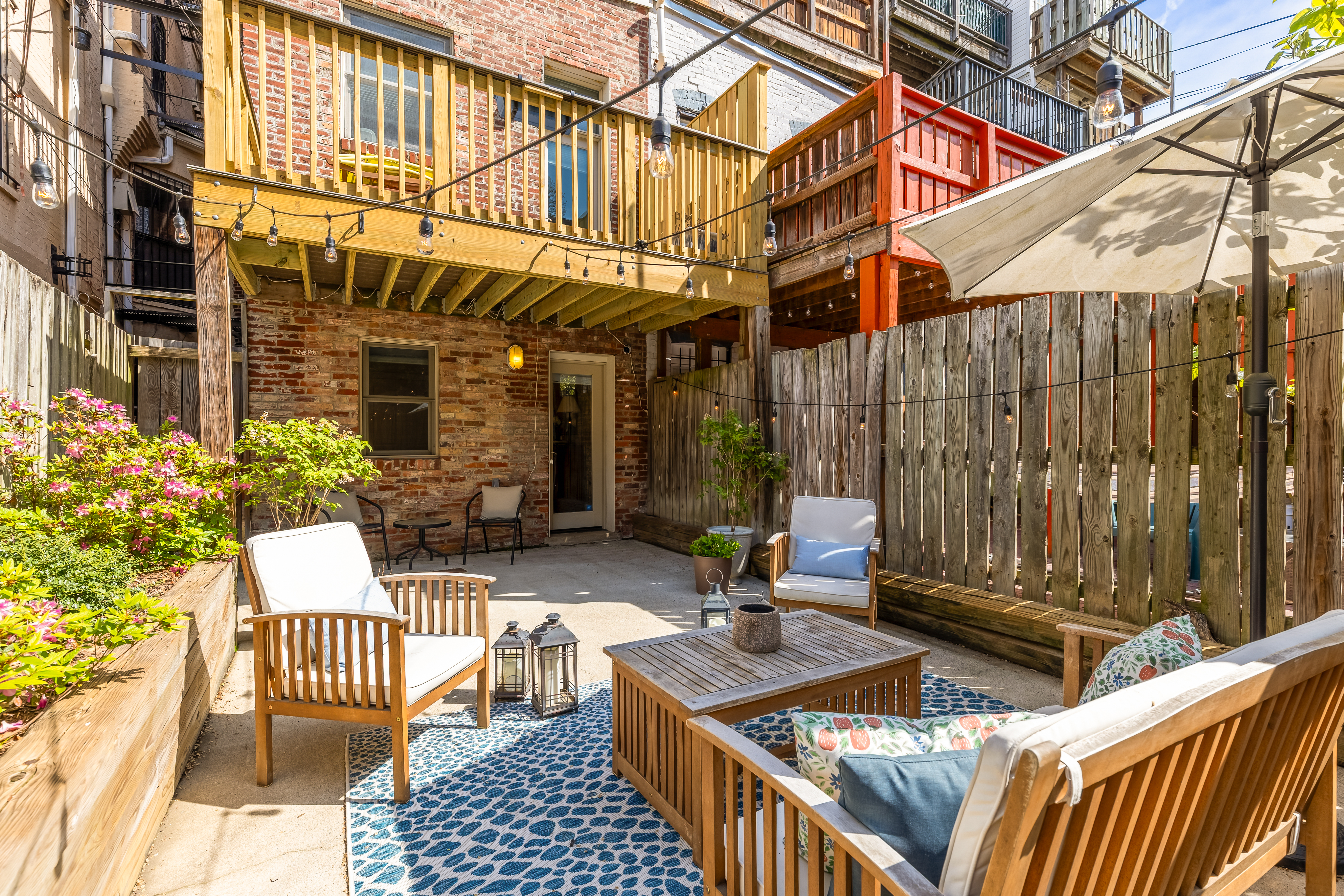 1354 Kenyon Street Northwest, Unit G Washington, DC 20010 - Photo 33 of 35 a view of outdoor sitting area with furniture