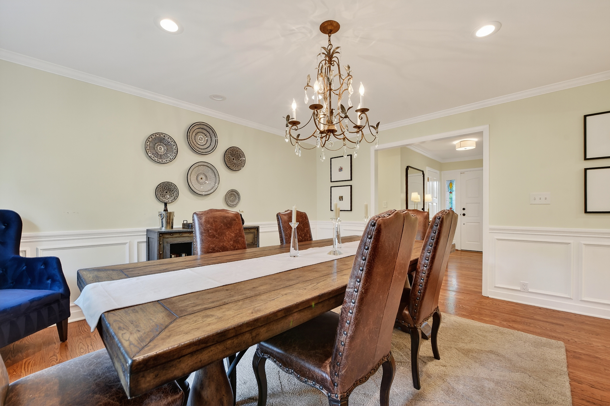 1205 Beaver Road Sewickley, PA 15143 - Photo 45 of 94 a view of a dining room with furniture and chandelier