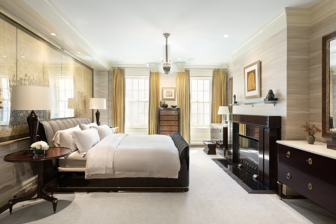 730 Park Avenue, Unit 7/8A Manhattan, NY 10021 - Photo 13 of 26 a bedroom with a bed and wooden floor