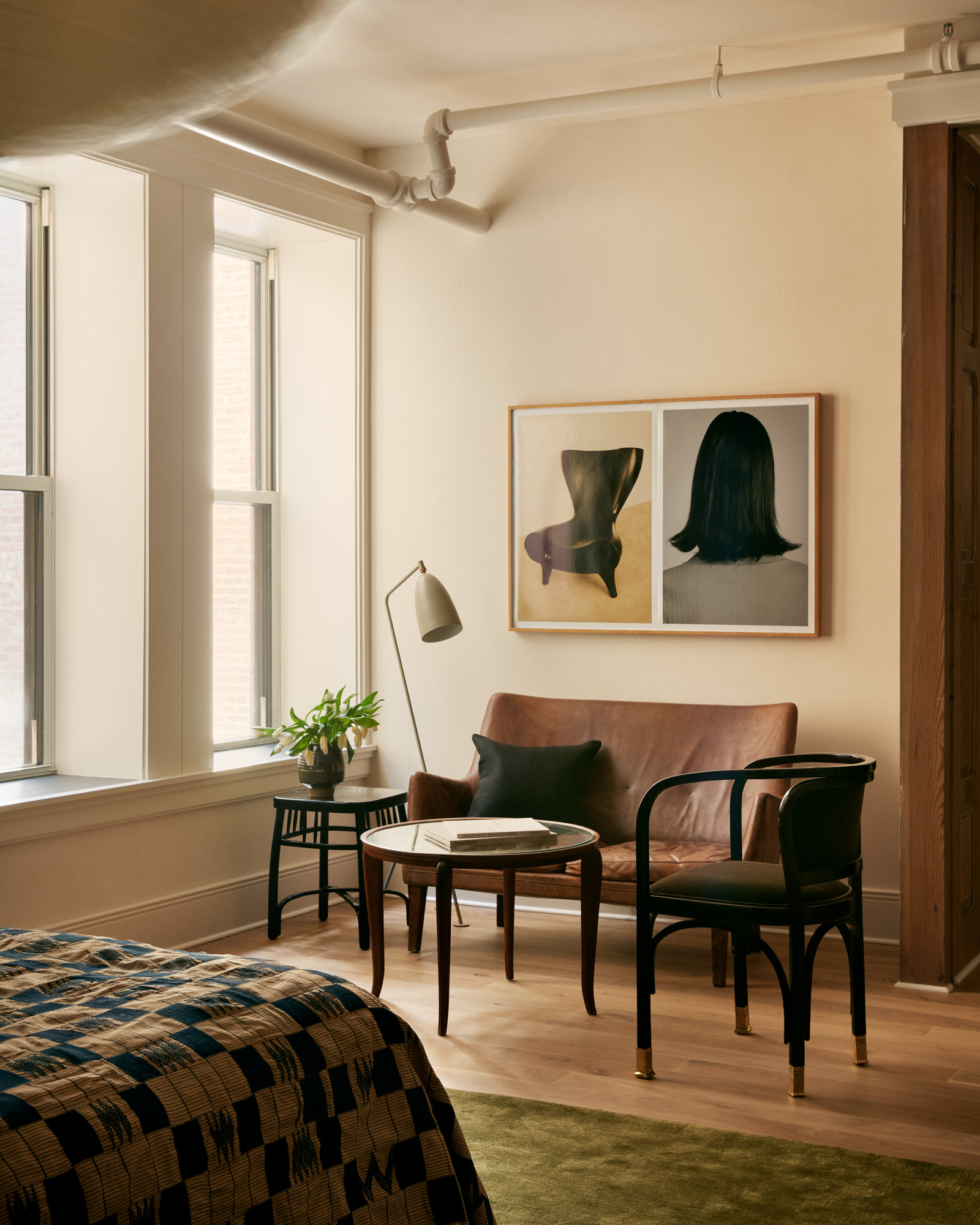 285 Lafayette Street, Unit 5D Manhattan, NY 10012 - Photo 13 of 22 a bedroom with a bed and a window