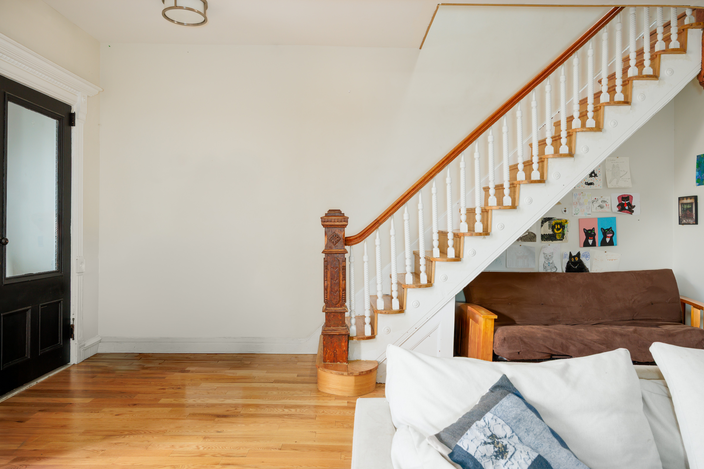 14 Pilling Street Brooklyn, NY 11207 - Photo 2 of 14 a view of entryway and hall with wooden floor