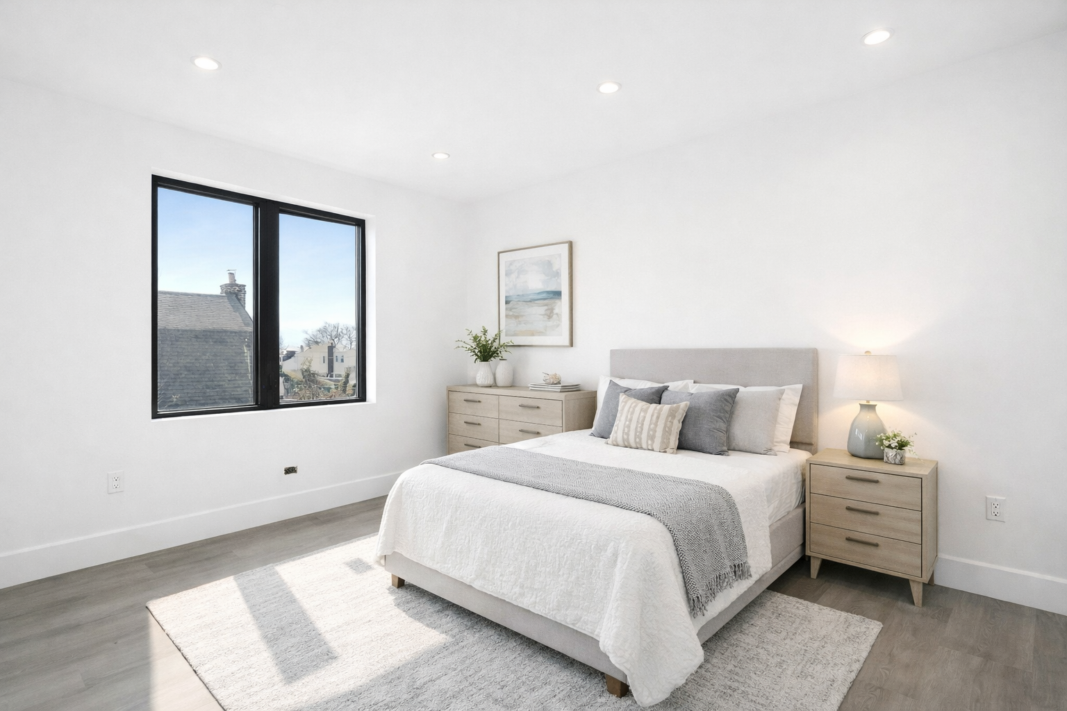 3624 Avenue P Brooklyn, NY 11234 - Photo 15 of 26 a bedroom with a large bed and a window