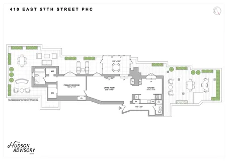 $1,700,000 | 410 East 57th Street, Unit PHC | Sutton Place