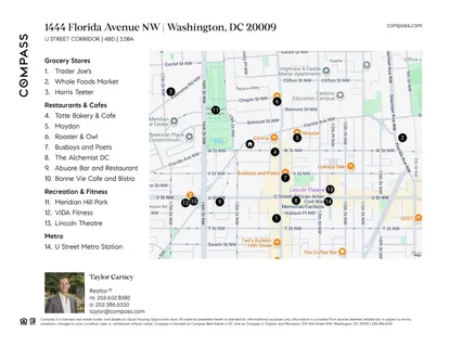 $1,595,000 | 1444 Florida Avenue Northwest, Washington, DC 20009