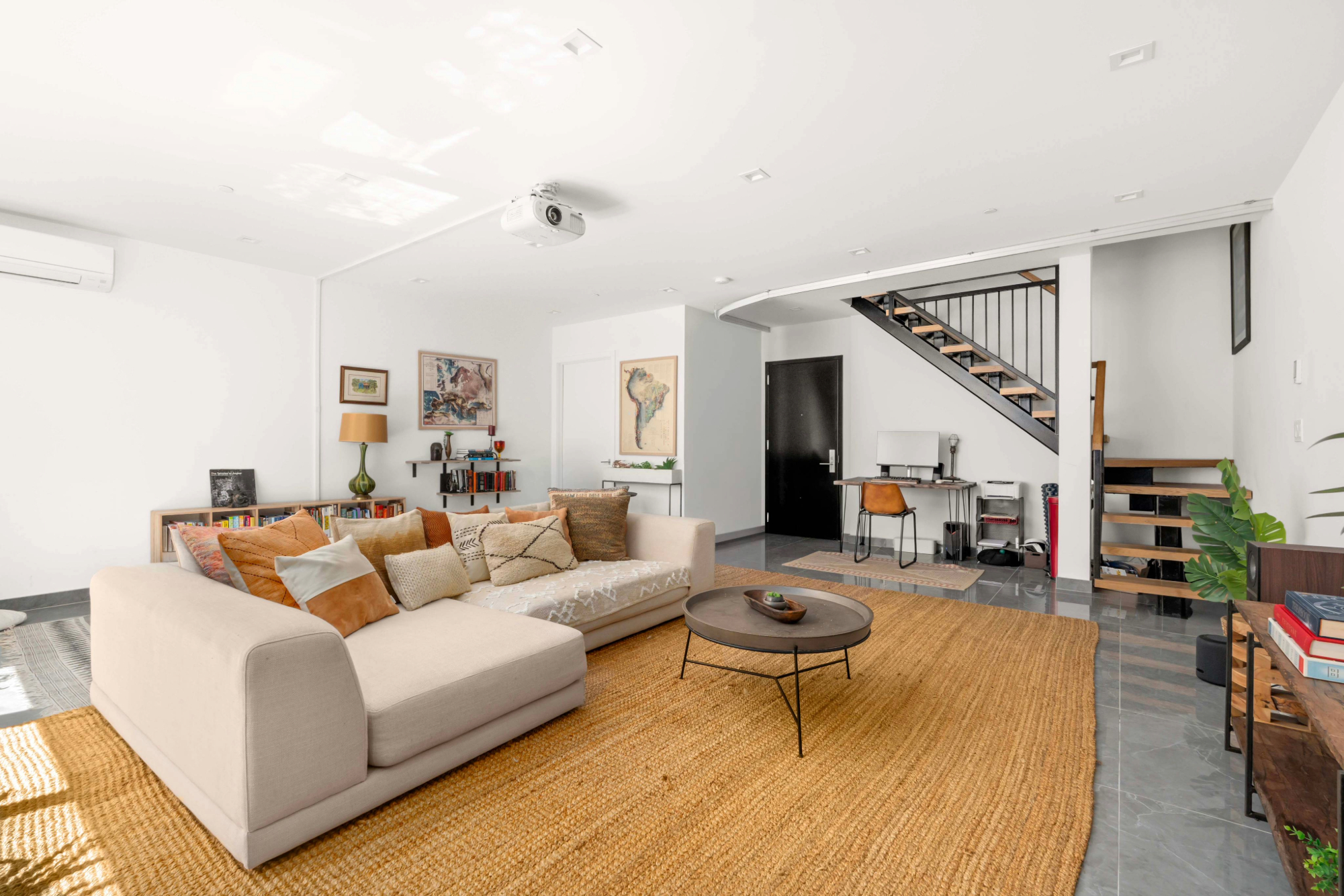 676 Halsey Street, Unit 1B Brooklyn, NY 11233 - Photo 7 of 9 a living room with furniture and a wooden floor