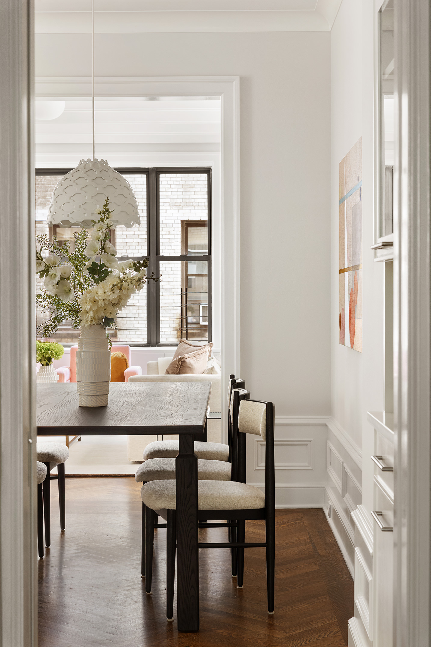 251 West 89th Street, Unit 4D Manhattan, NY 10024 - Photo 9 of 20 a dining room with furniture and window