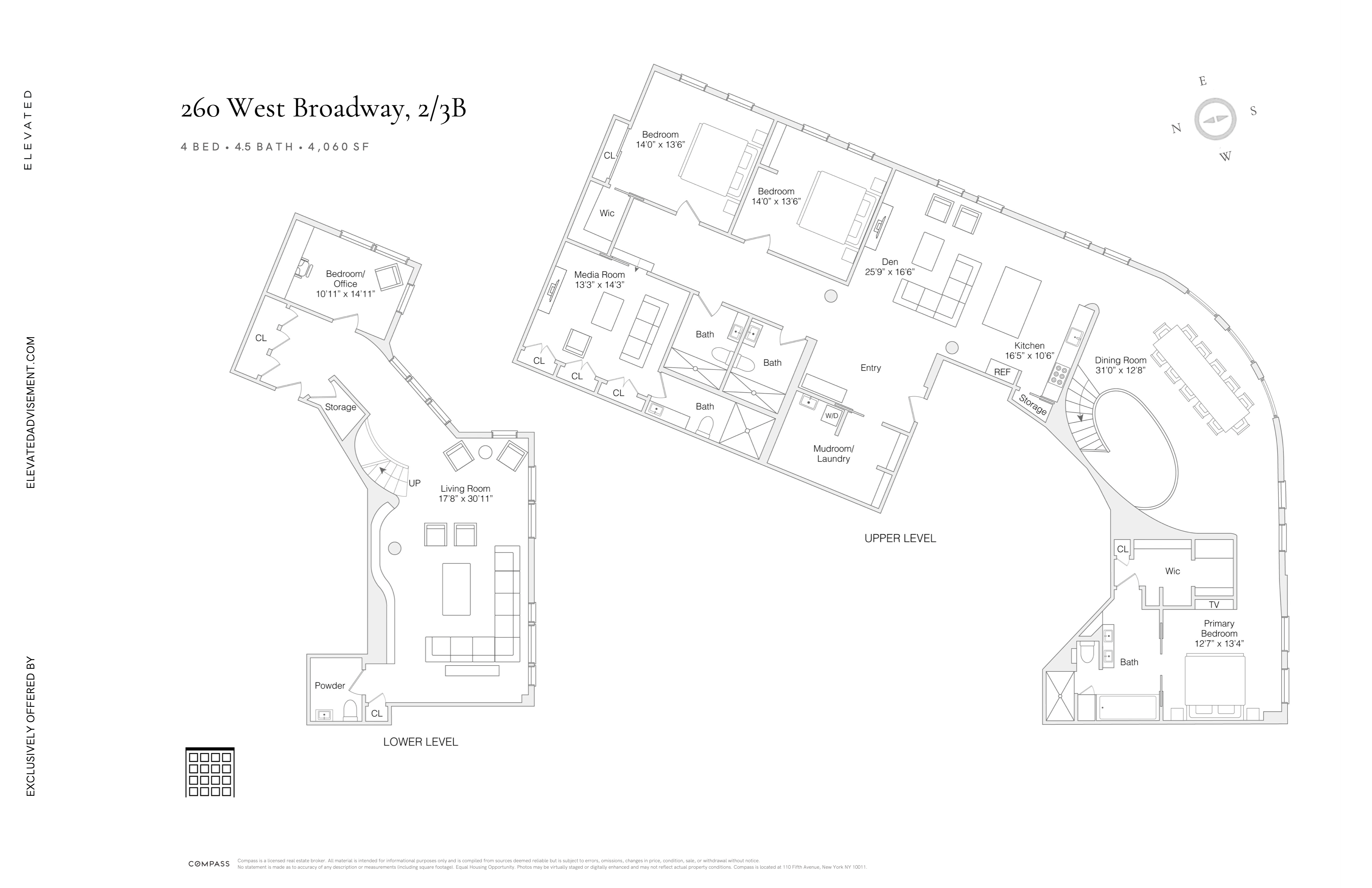 260 West Broadway, Unit 2/3B Manhattan, NY 10013 - Photo 19 of 21 a picture of a wall with a white wall