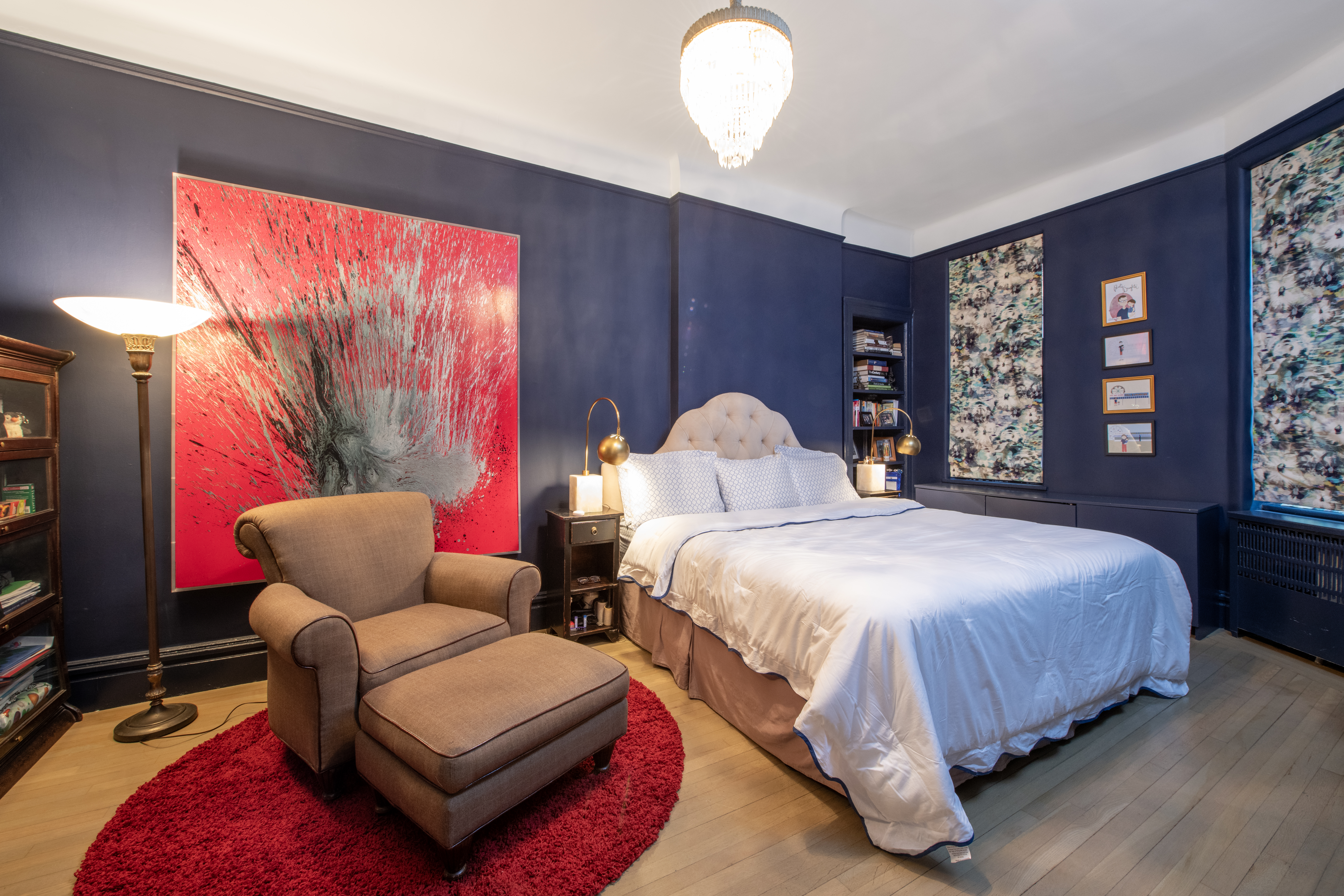 194 Riverside Drive, Unit 5C/6C Manhattan, NY 10025 - Photo 7 of 26 a bedroom with bed and window