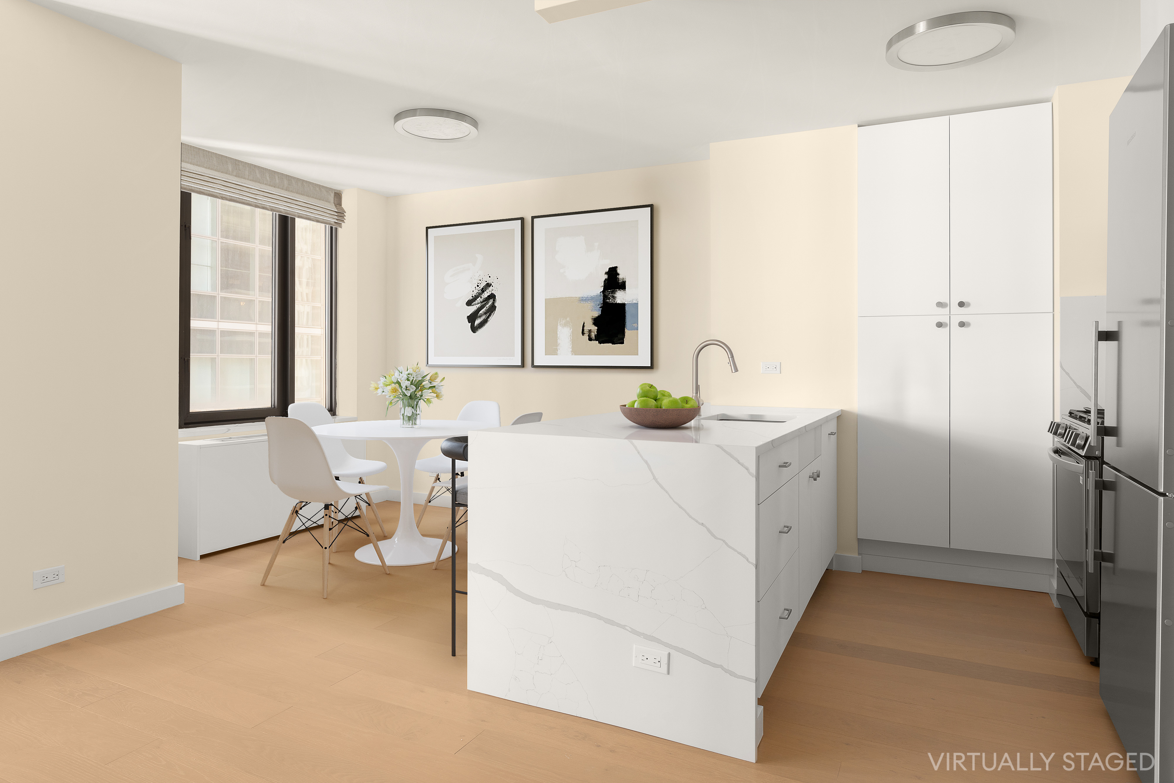 161 West 61st Street, Unit 5C Manhattan, NY 10023 - Photo 6 of 30 a room with a sink and cabinets