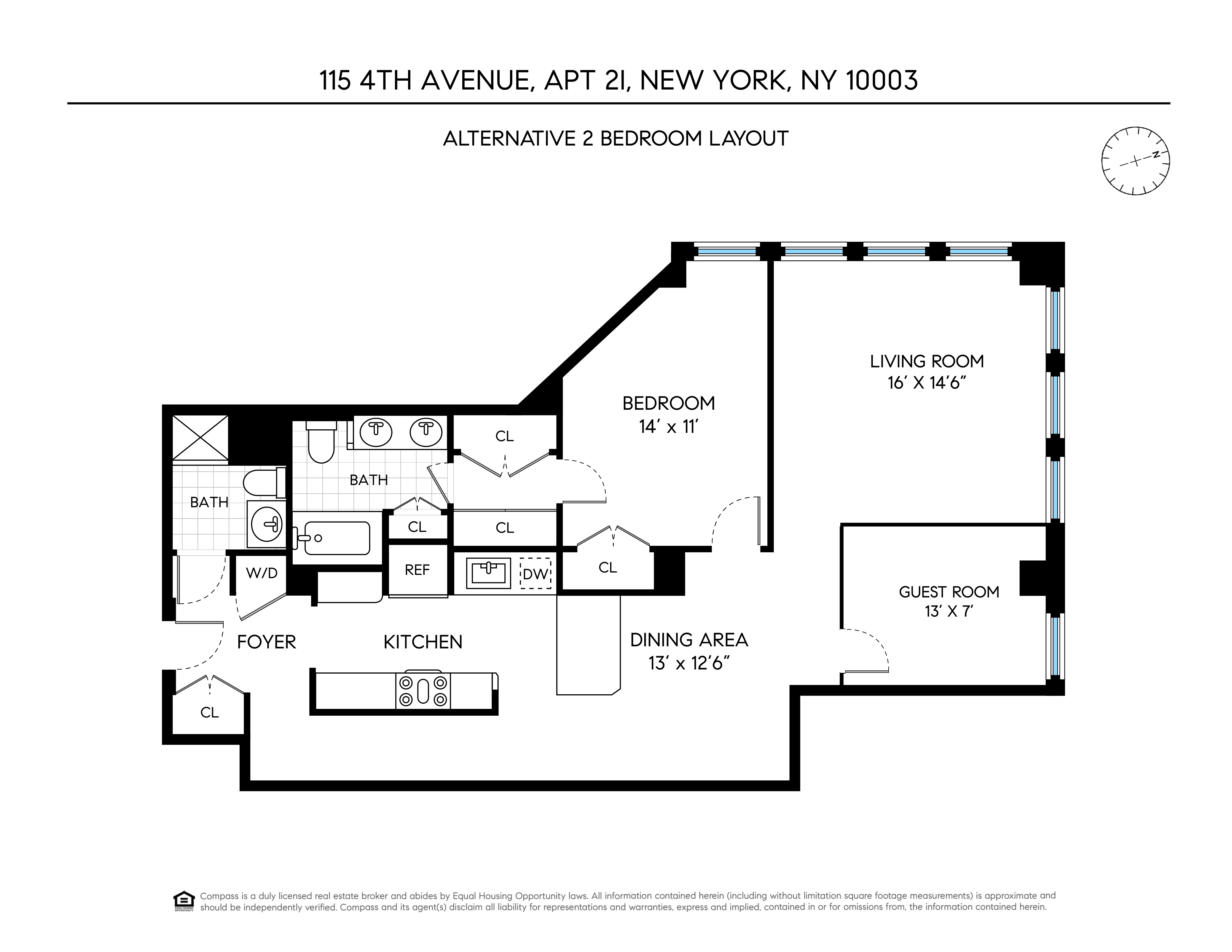 115 4th Avenue, Unit 2I Manhattan, NY 10003 - Photo 12 of 12 a picture of a book and a white wall