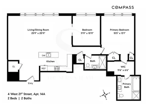 $1,200,000 | 4 West 21st Street, Unit 14A | Flatiron