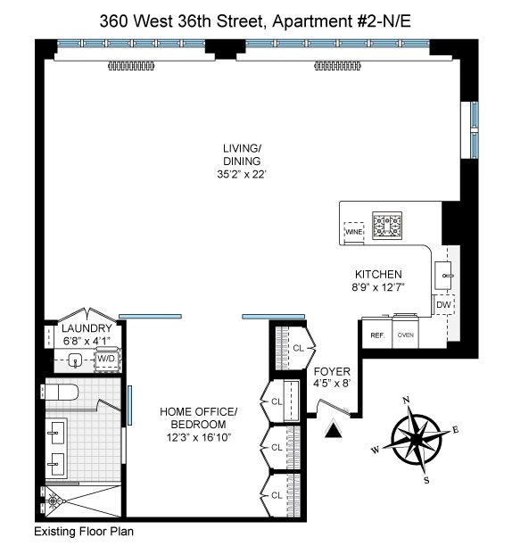 360 West 36th Street, Unit 2NE Manhattan, NY 10018 - Photo 12 of 13