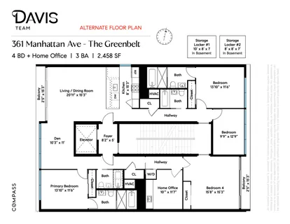 $2,800,000 | 361 Manhattan Avenue, Unit 3AB | Williamsburg