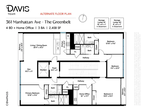 $2,800,000 | 361 Manhattan Avenue, Unit 3AB | Williamsburg