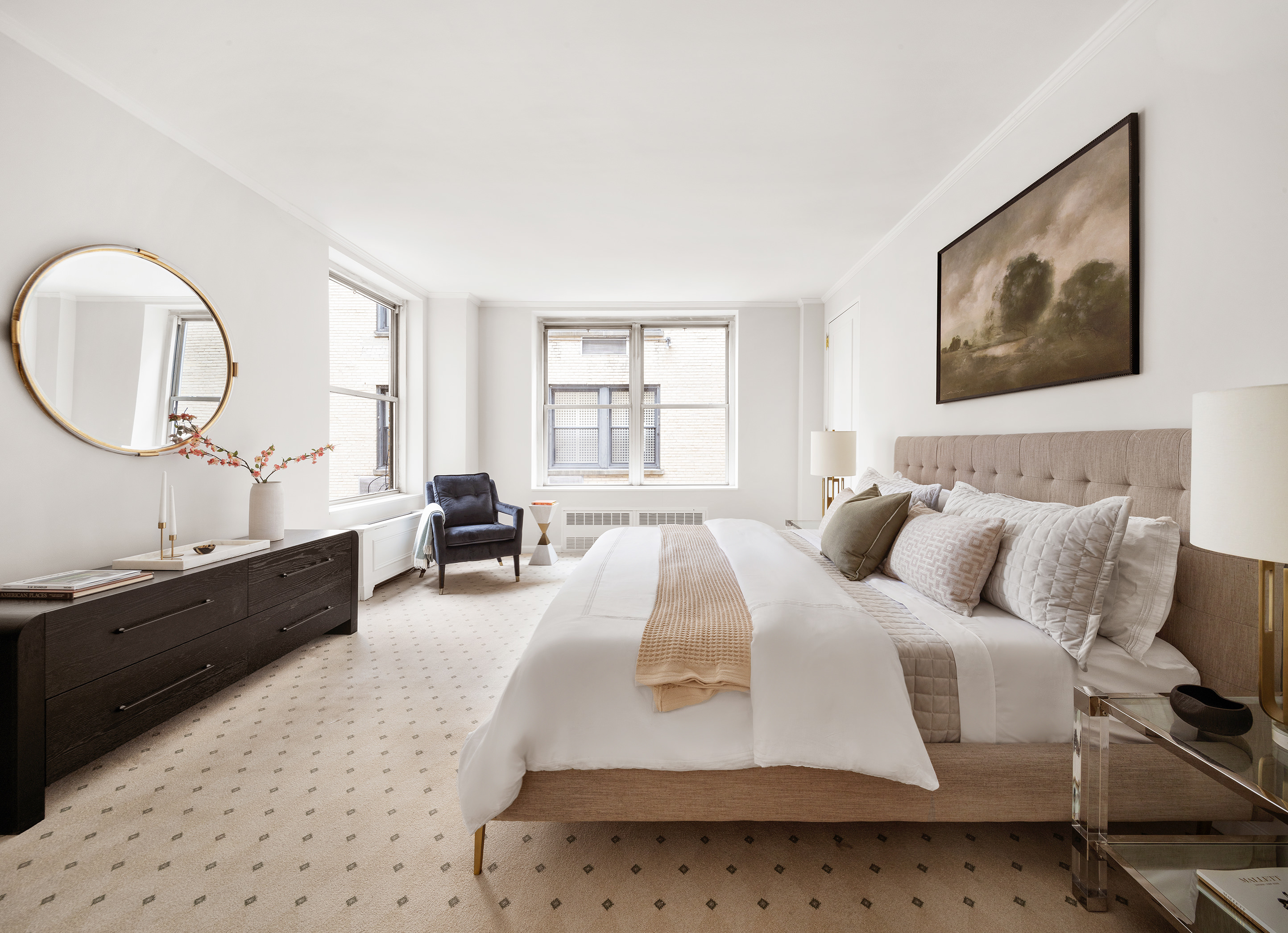 33 East 70th Street, Unit 9D Manhattan, NY 10021 - Photo 10 of 15 a bed room with furniture and a window