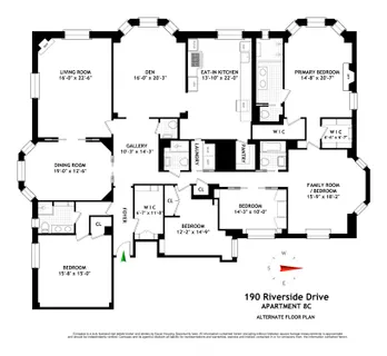 $8,995,000 | 190 Riverside Drive, Unit 8C | Upper West Side