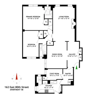 $2,250,000 | 162 East 80th Street, Unit 5B | Upper East Side