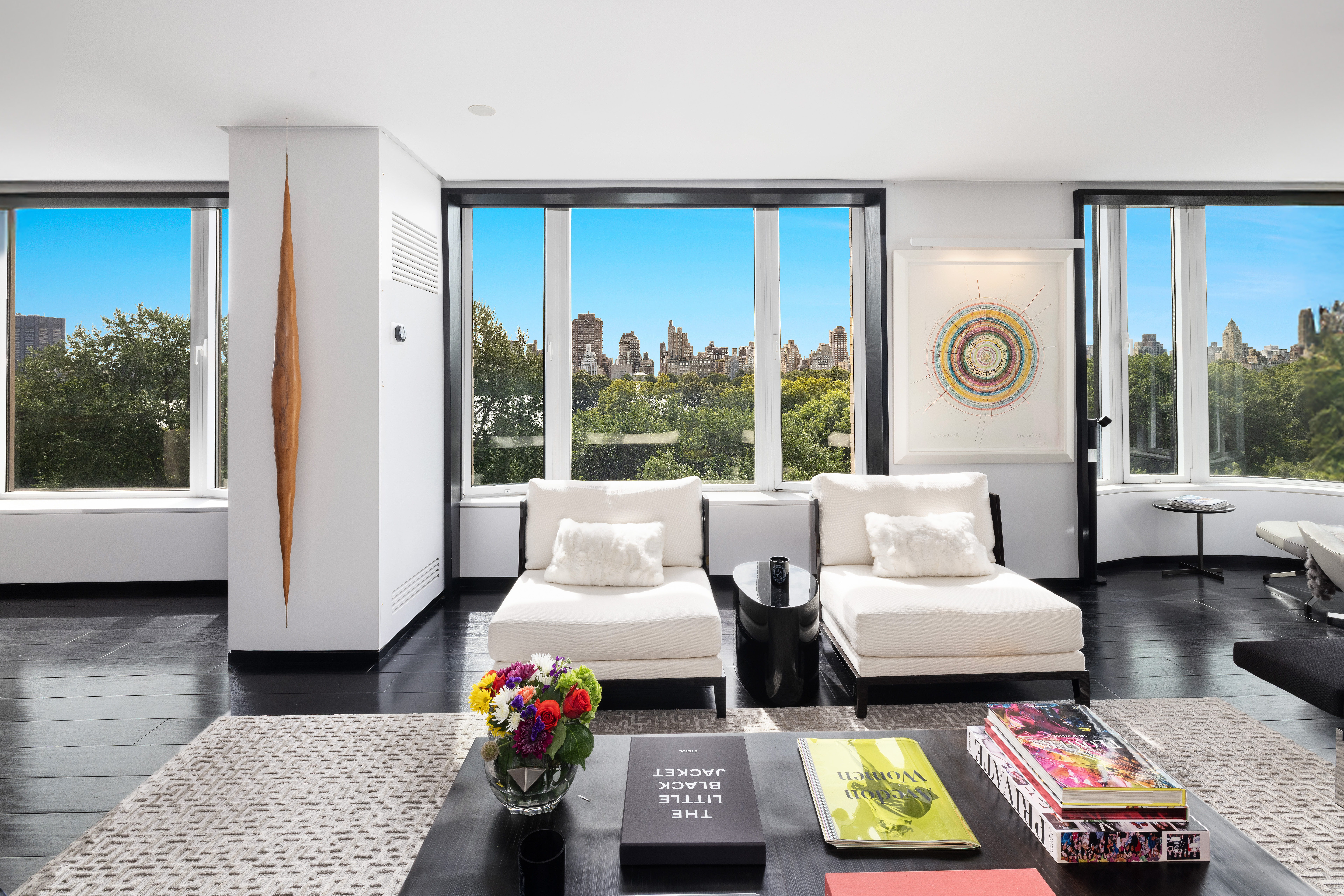 279 Central Park West, Unit 8BC Manhattan, NY 10024 - Photo 8 of 20 a living room with furniture and a large window