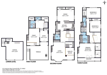 $3,000,000 | 616 Lakeview Way, Redwood City, CA 94062