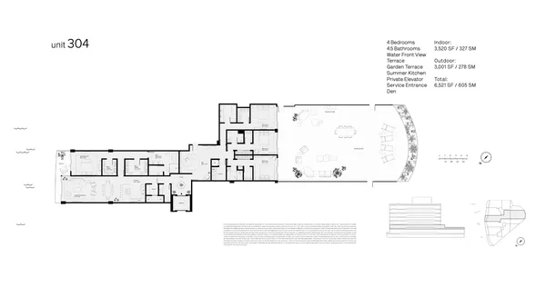 $4,695,000 | 1135 103rd Street, Unit 304, Bay Harbor Islands, FL 33154