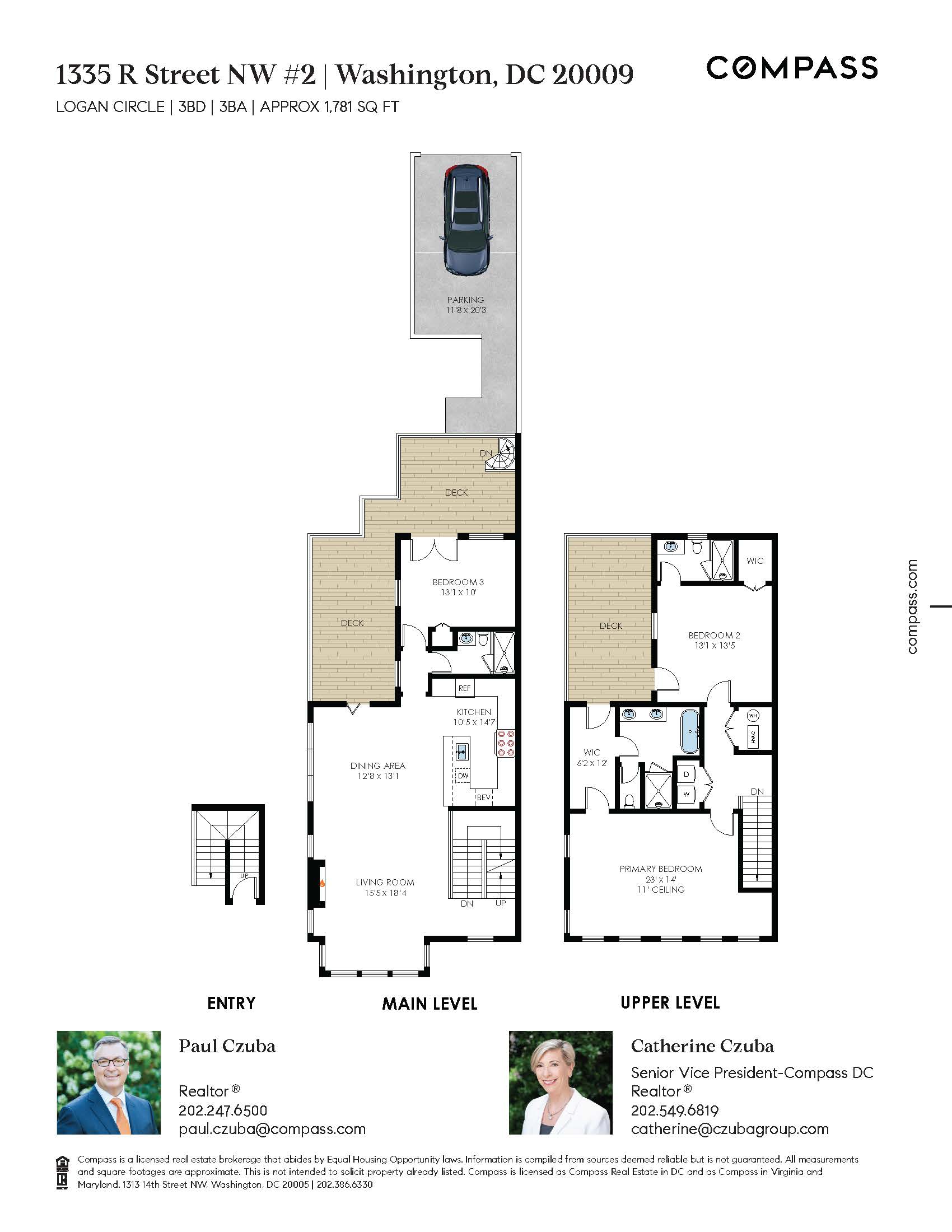 1335 R Street Northwest, Unit 2 Washington, DC 20009 - Photo 2 of 2 Gallery Image 2