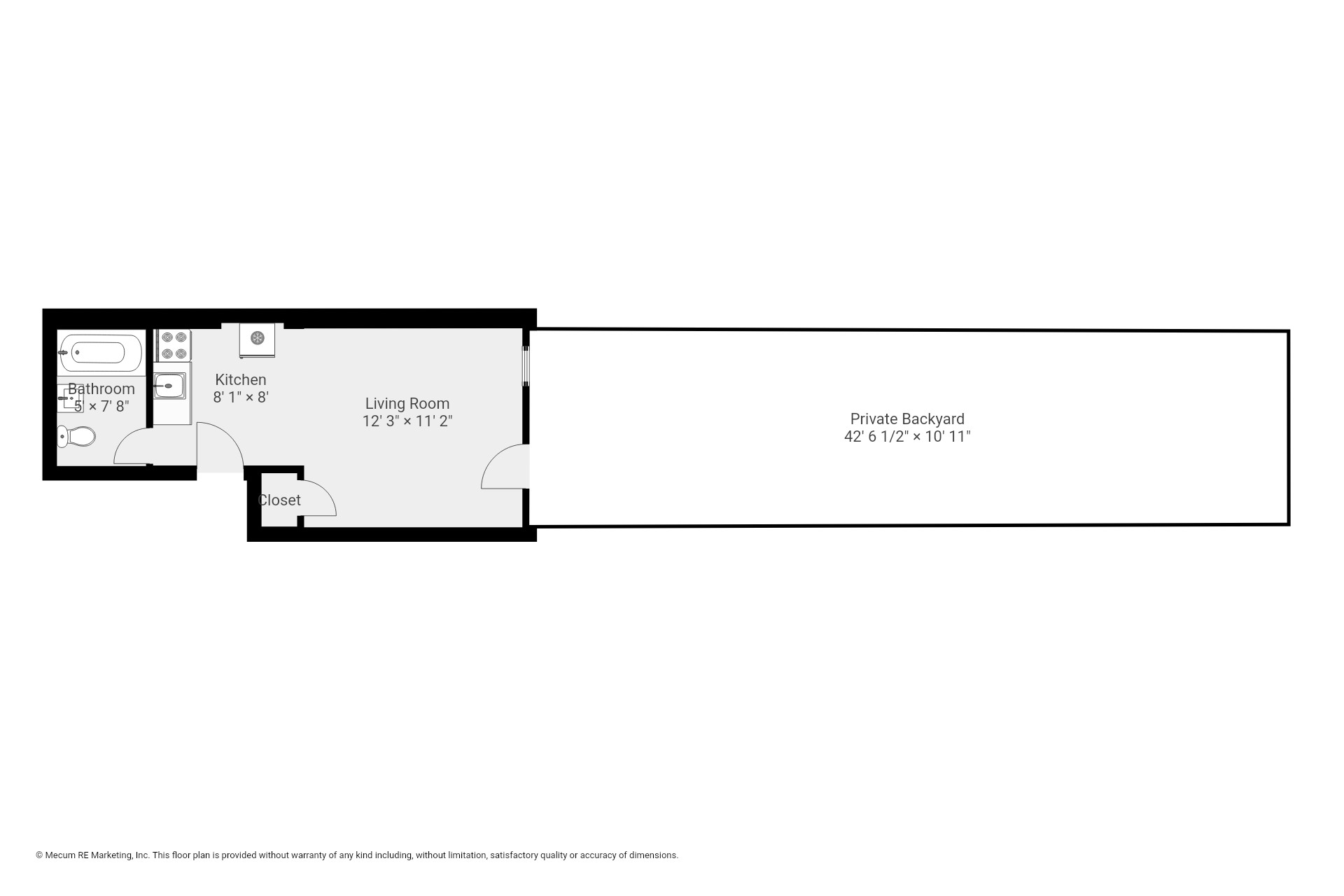 319 East 5th Street, Unit B Manhattan, NY 10003 - Photo 17 of 17 a picture of a black and white wall