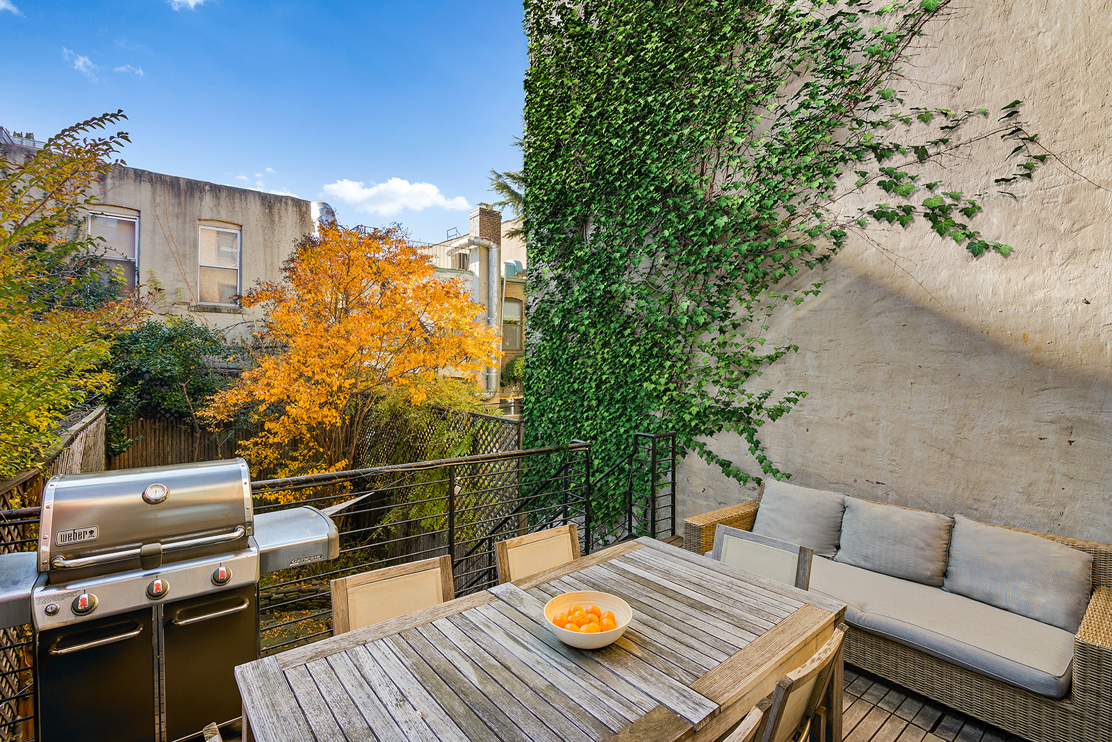 146 Berkeley Place Brooklyn, NY 11217 - Photo 11 of 21 a view of a roof deck with couches and potted plants