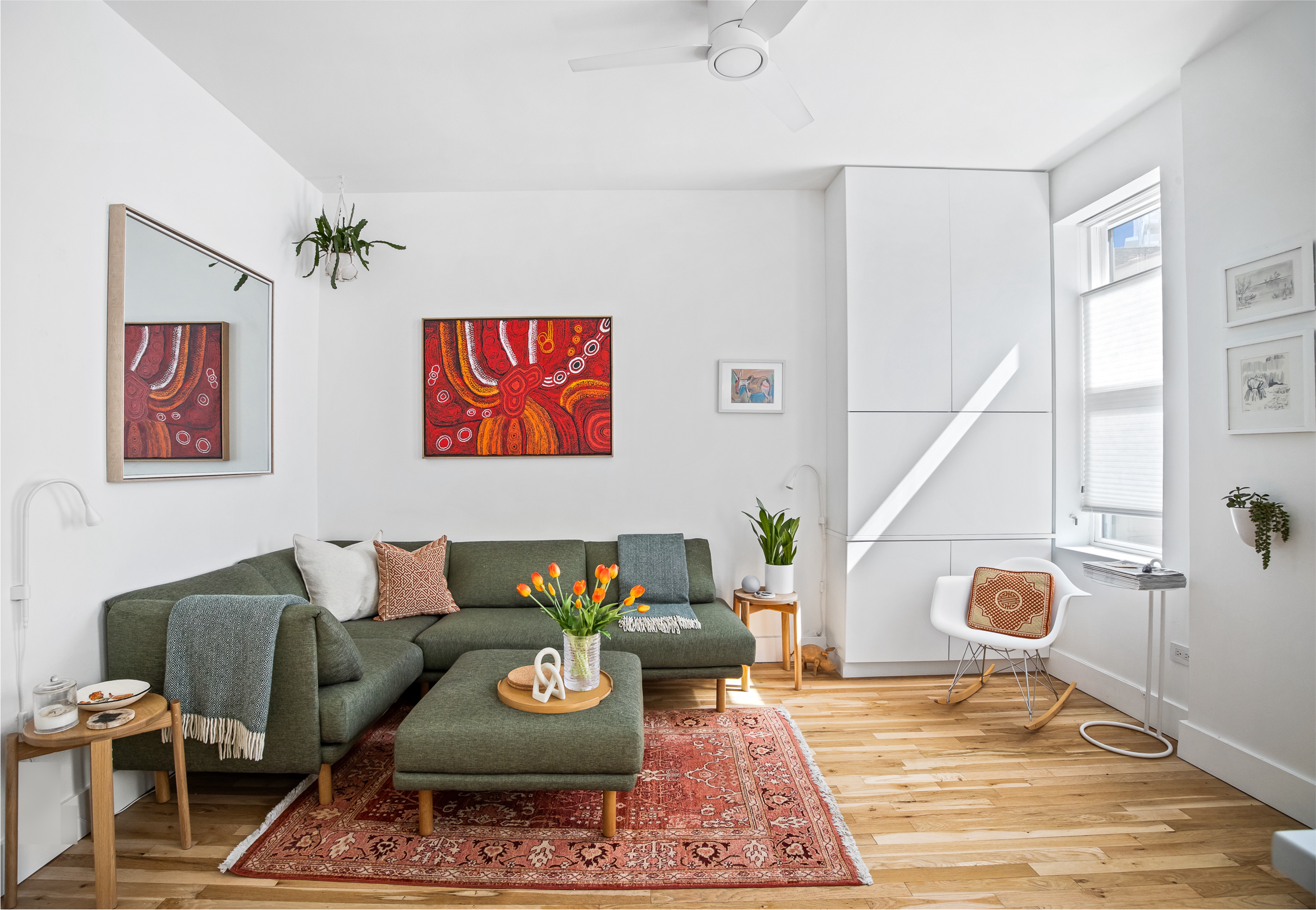 26 Butler Place, Unit 48 Brooklyn, NY 11238 - Photo 1 of 14 a living room with furniture and rug