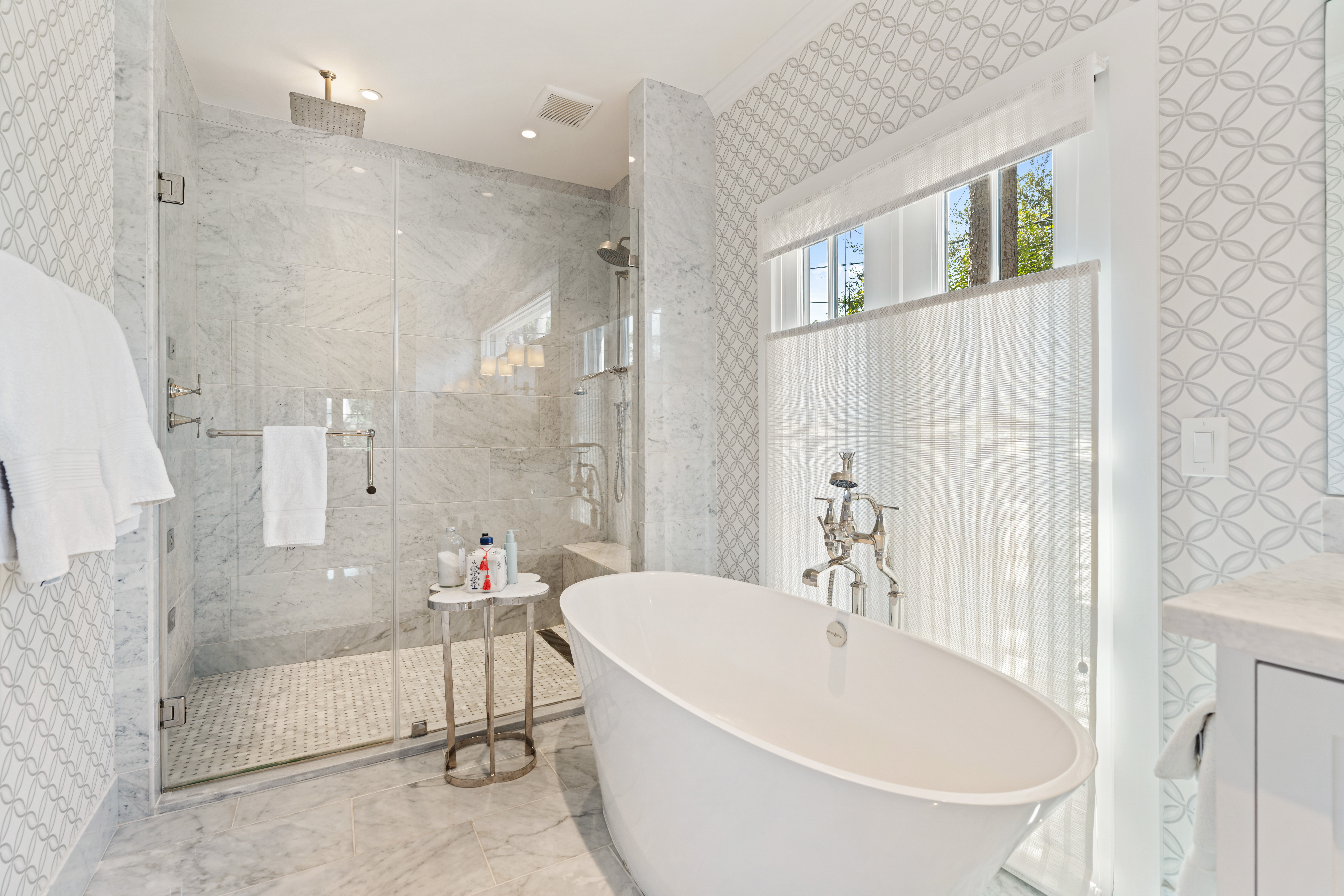 711 Pifer Road Houston, TX 77024 - Photo 28 of 53 a white bath tub sitting next to a bathroom sink