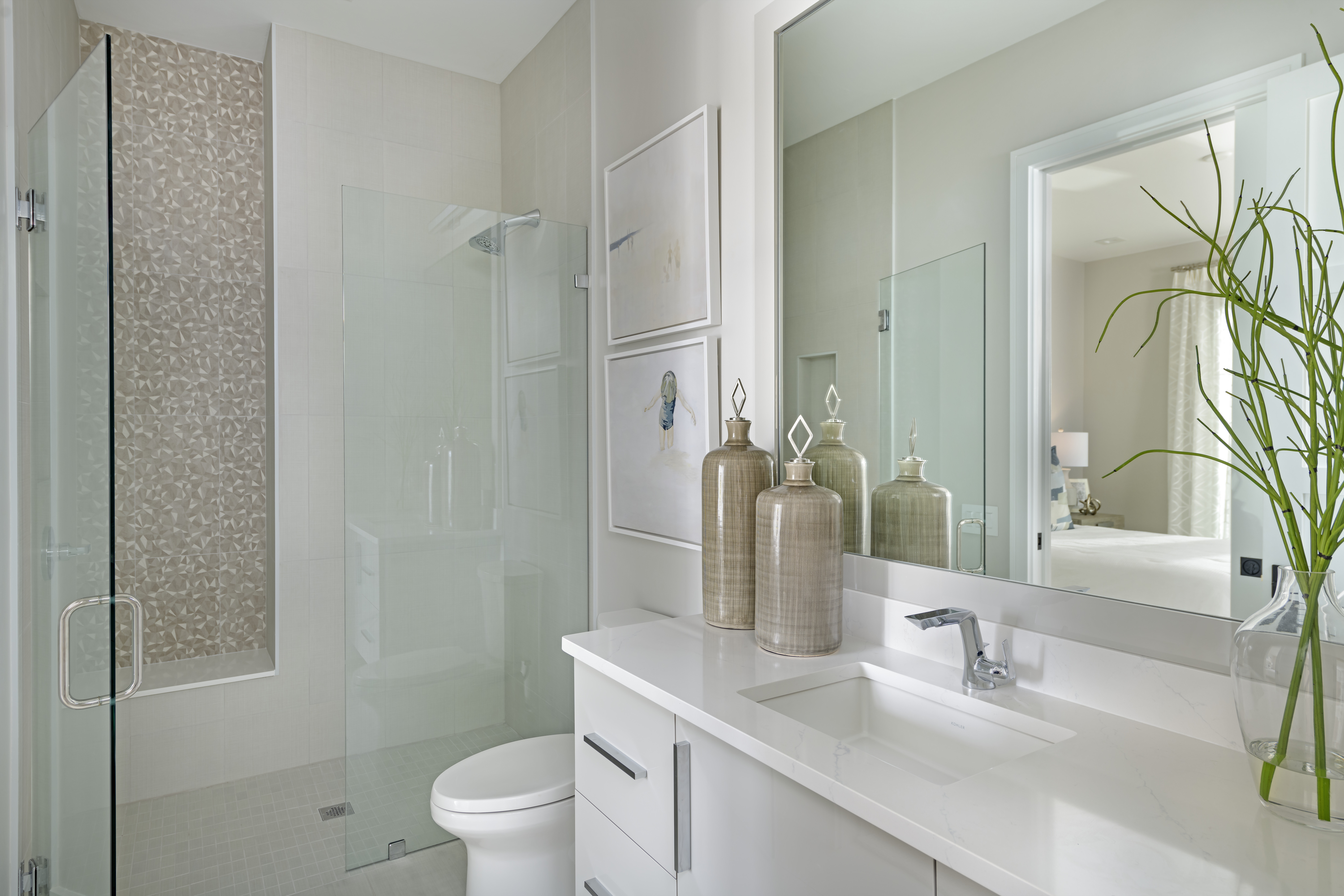 Address Upon Request Rockledge, FL 32955 - Photo 17 of 28 a bathroom with a granite countertop sink a toilet and a mirror