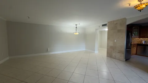 a view of a livingroom with an empty space