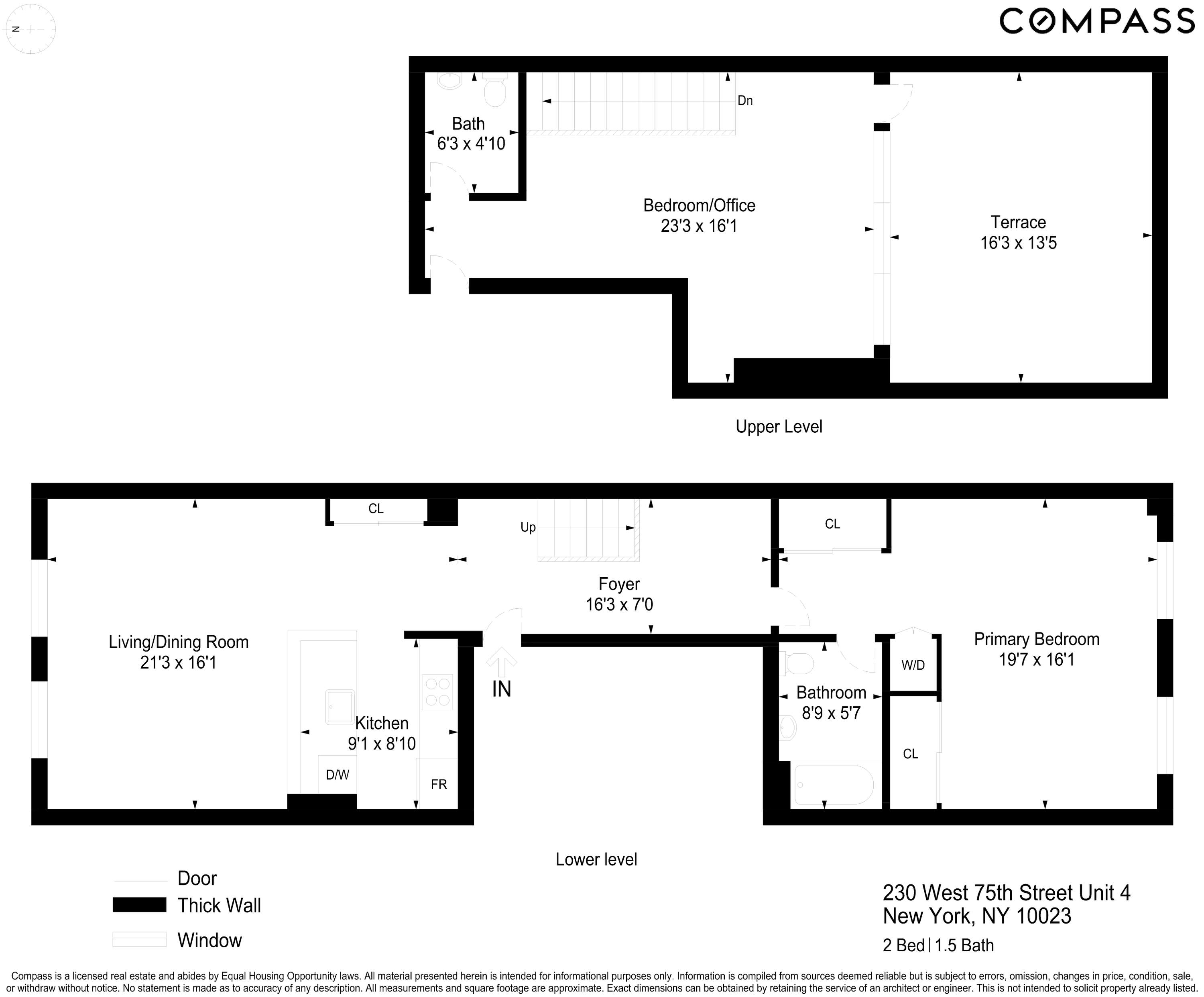 230 West 75th Street, Unit 4 Manhattan, NY 10023 - Photo 16 of 16 a picture of a black and white photo