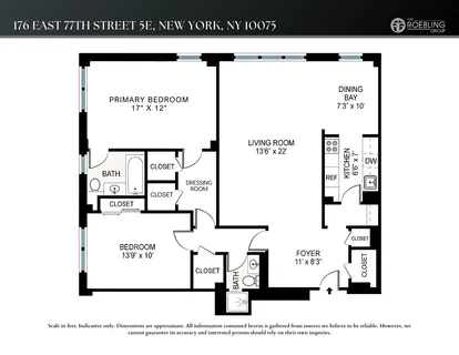 $1,475,000 | 176 East 77th Street, Unit 5E | Lenox Hill
