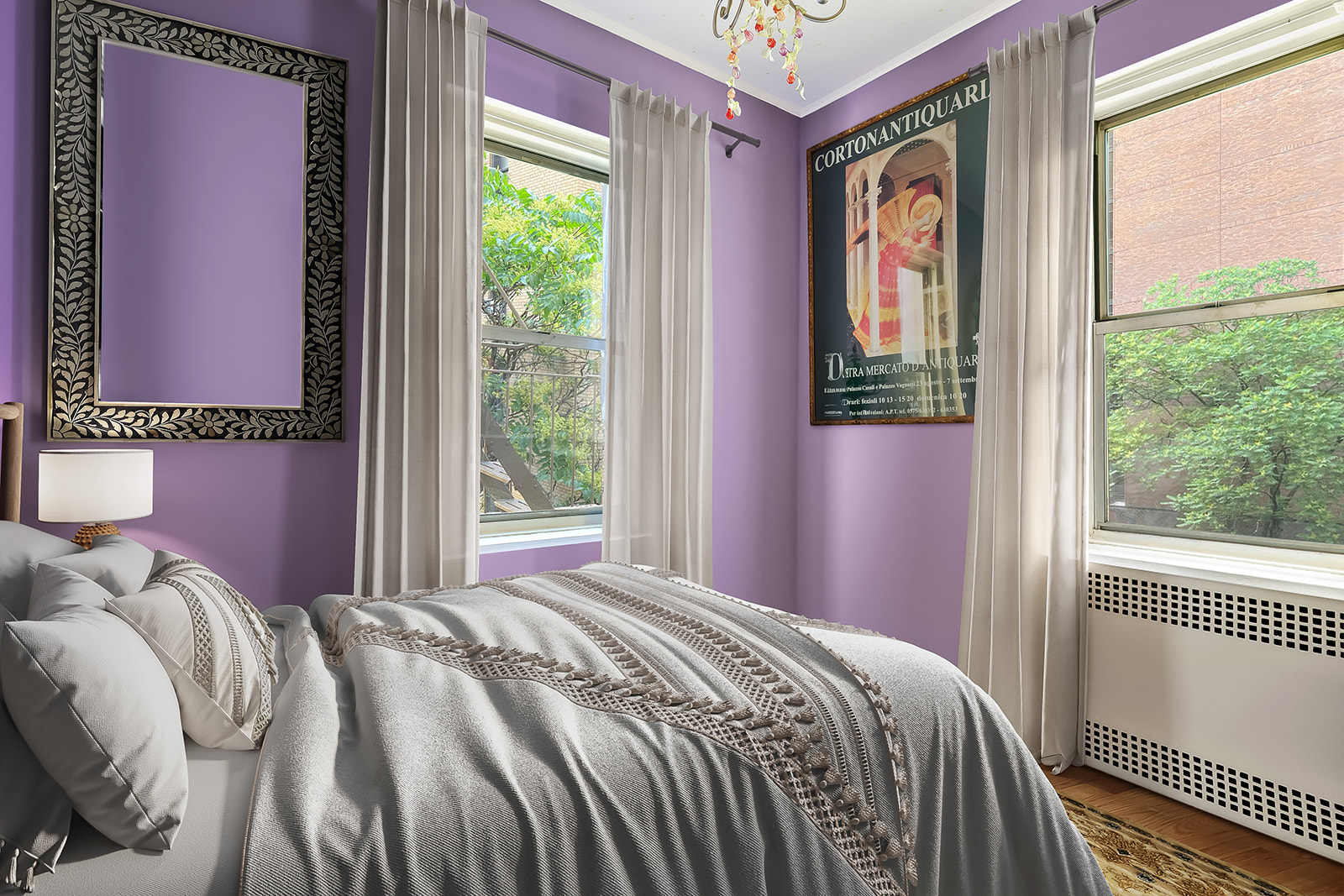 225 East 47th Street, Unit 6H Manhattan, NY 10017 - Photo 3 of 6 a bedroom with a bed and a window