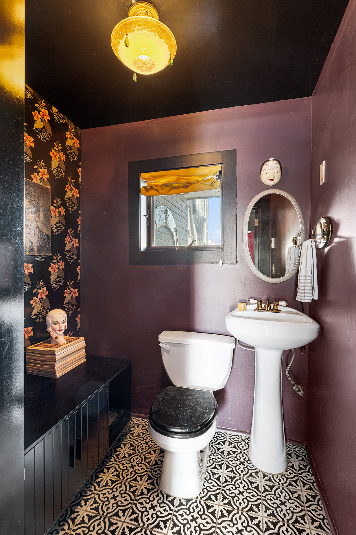 100 King Street Brooklyn, NY 11231 - Photo 5 of 21 a bathroom with a toilet a sink and a mirror